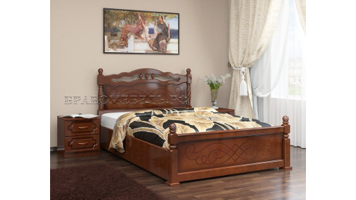 Кровать "Карина-14" орех 160*200см