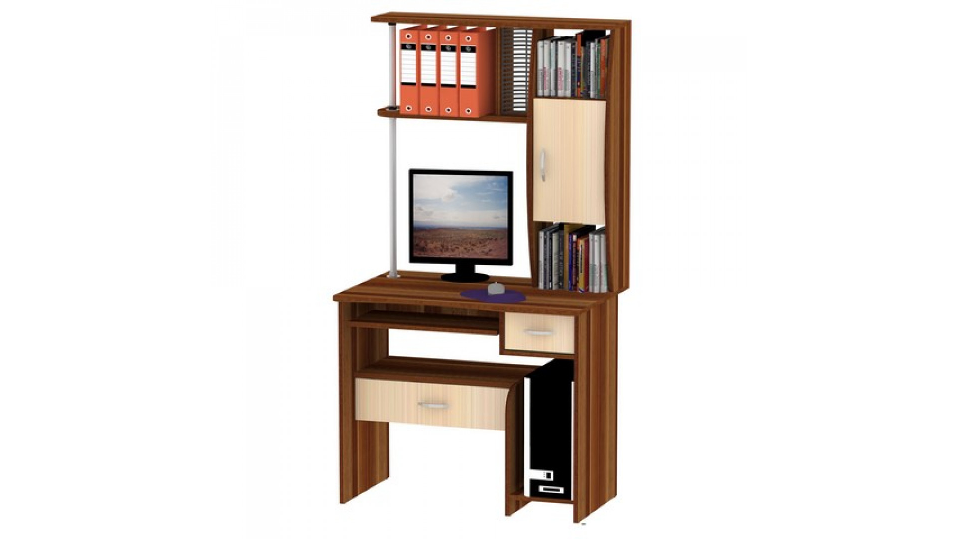 Купить стол компьютерный ск-48 (900х600хh1680) в крыму недор.